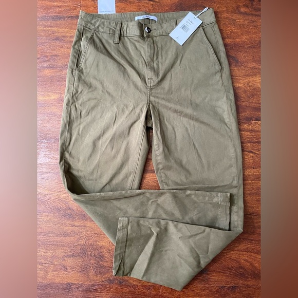 Sam Edelman Morrisson Trouser in Olive Size 6/28 Cotton - Picture 7 of 11